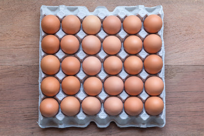 Eggs - 2.5 dozen extra large brown eggs